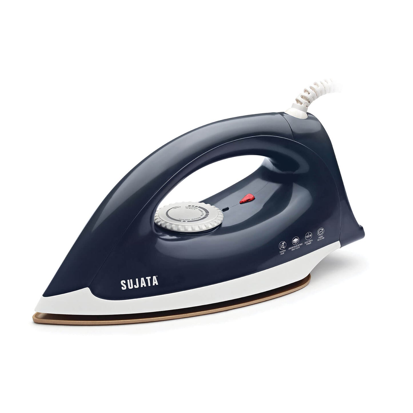 SUJATA Smooth Slide 1100watt 1100 W Dry Iron (MIDNIGHT BLUE)