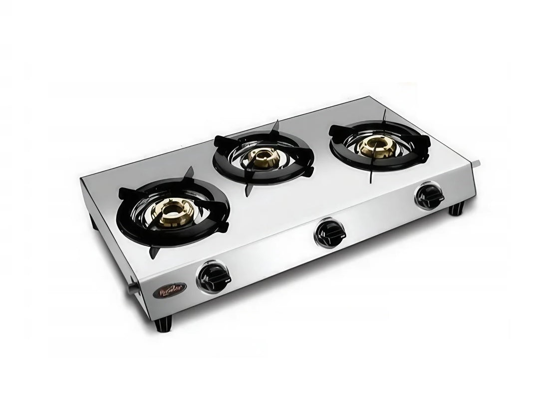 Sunsafe 3B-305 Trivia Diamond + Metalic 3 Burner Gas Stove