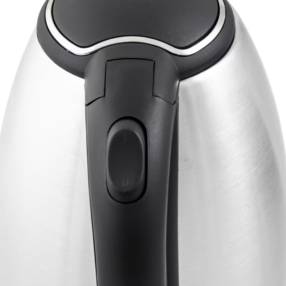 Kelvinator KEKS00118, 1.8 Liters, 1200 Watts, Stainless Steel Interior Electric Kettle, Water Level Indicator, LED Light, Dry Boil Protection, Auto Shut-off, 2 Years Warranty, Silver
