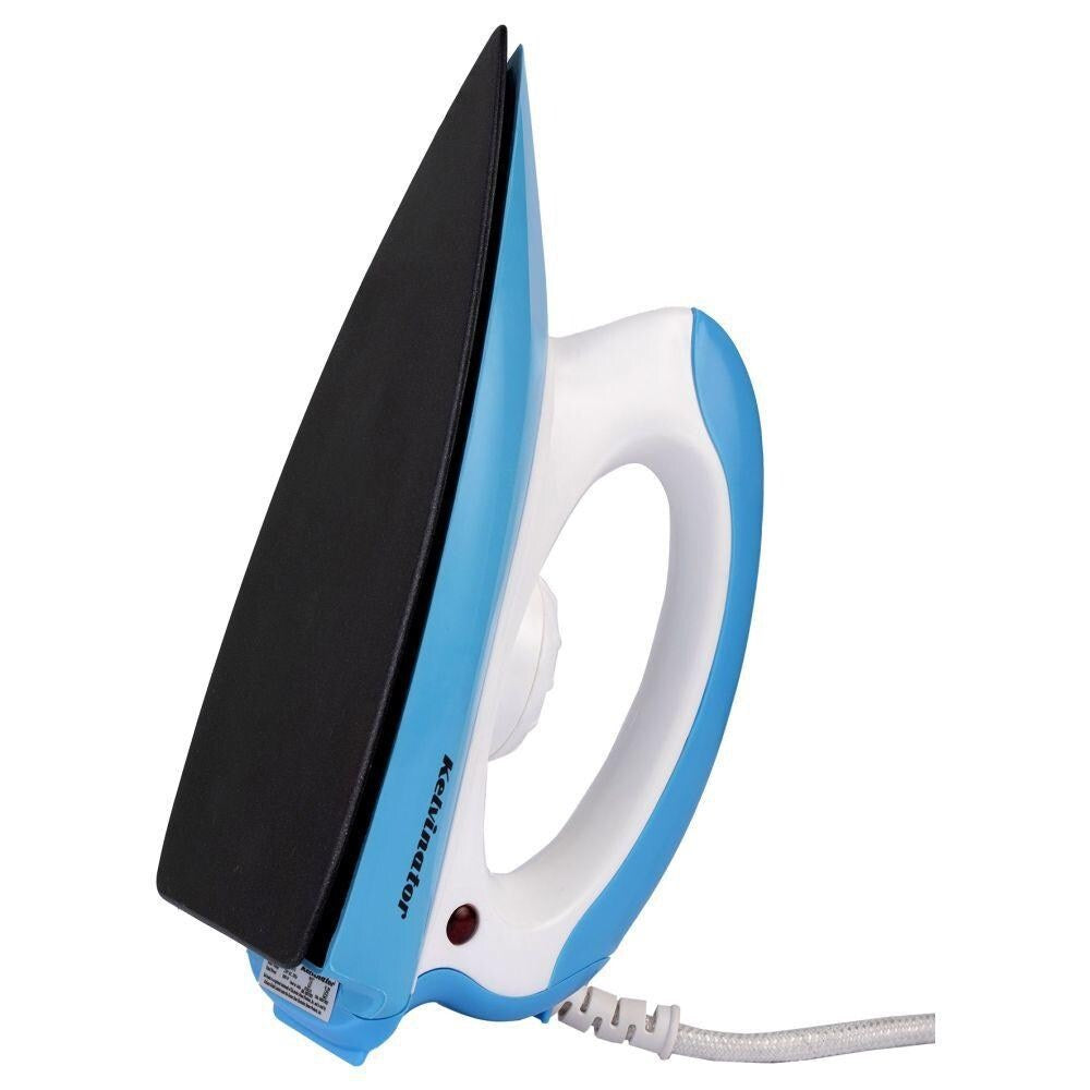 Kelvinator KDISP0071 1000W Dry Iron with LED Indicator, Blue and White, Warranty : 2 Years