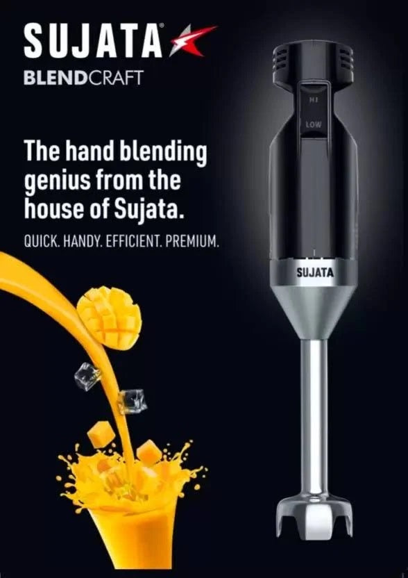 SUJATA BLEND CRAFT 180 W Hand Blender, Electric Whisk (Black)