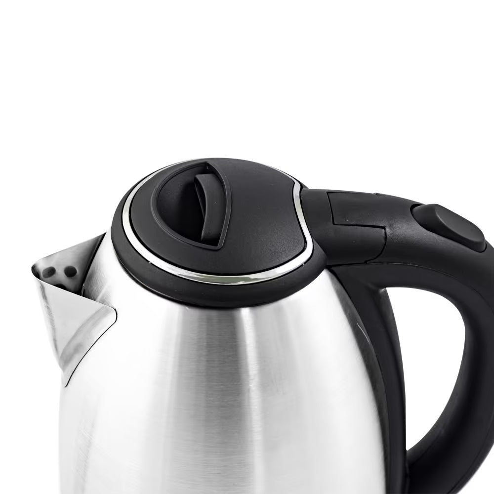 Kelvinator KEKS00118, 1.8 Liters, 1200 Watts, Stainless Steel Interior Electric Kettle, Water Level Indicator, LED Light, Dry Boil Protection, Auto Shut-off, 2 Years Warranty, Silver