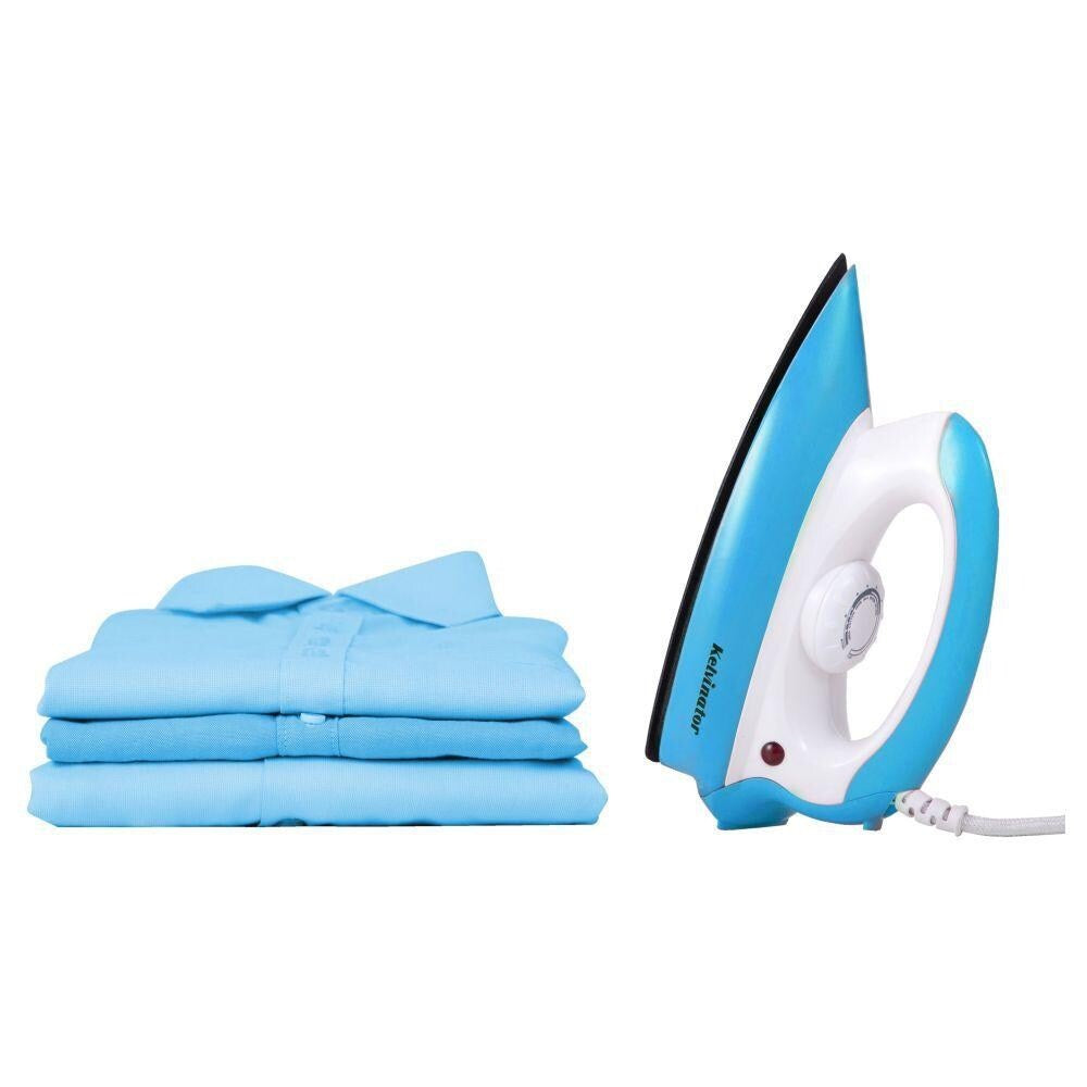 Kelvinator KDISP0071 1000W Dry Iron with LED Indicator, Blue and White, Warranty : 2 Years
