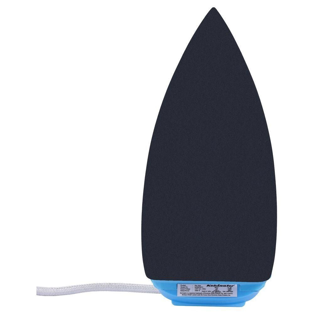 Kelvinator KDISP0071 1000W Dry Iron with LED Indicator, Blue and White, Warranty : 2 Years