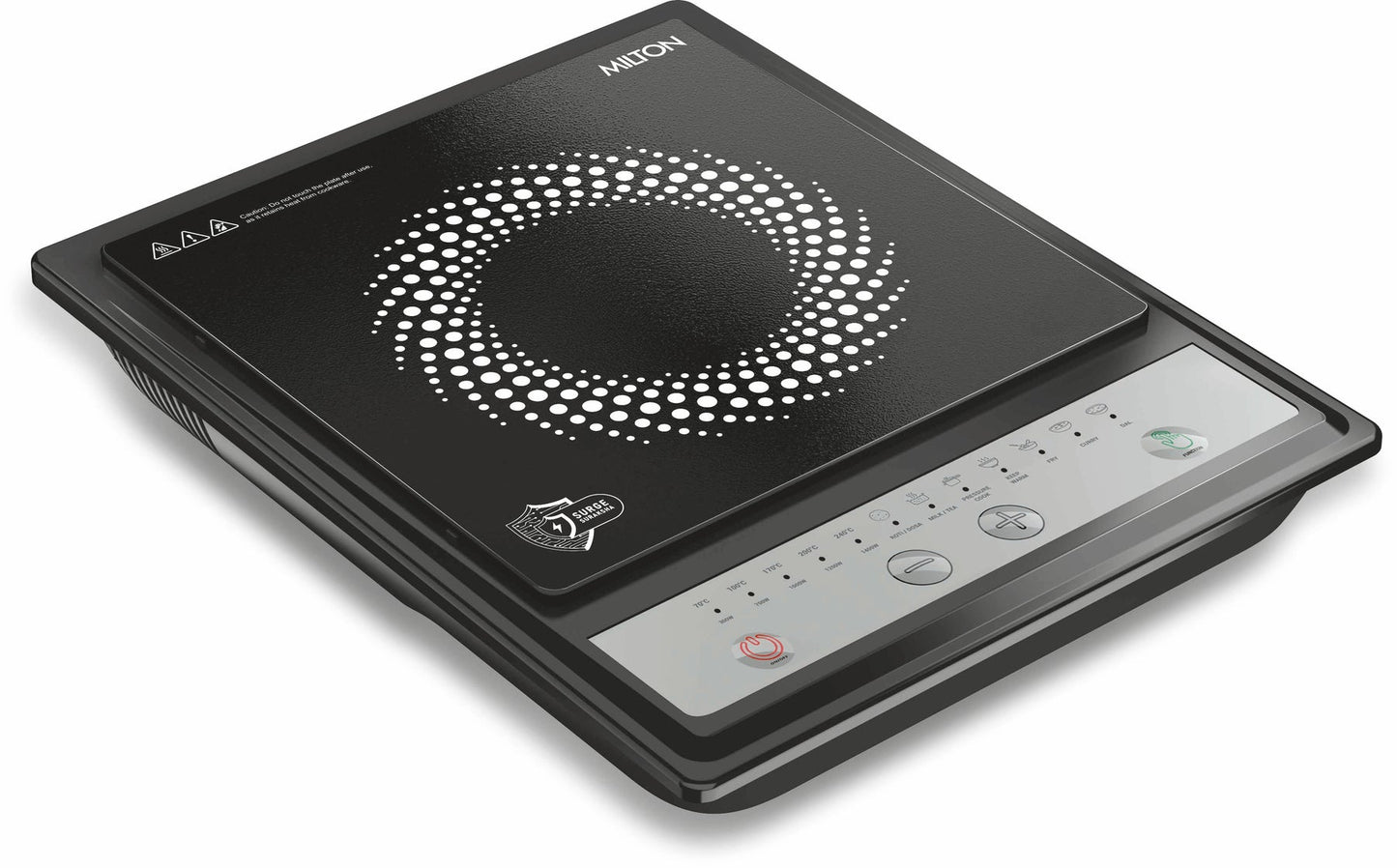 Milton Elio Induction Cooktop 1400Watts With 7 Auto Cook Functions || Suge Suraksha Featured Advance Level Safety Induction Cootop || 3 Years Warranty On Coil
