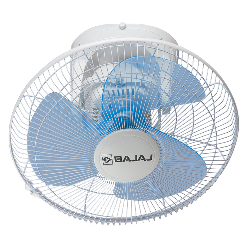 Bajaj GyroNetic 400mm White&Blue 360 Cabin Fan