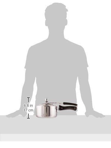 Hawkins Classic Aluminium Inner Lid Pressure Cooker, 2 Litre, Silver (CL20)