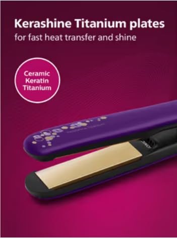 Philips Hair Straightener Bhs336/00 - Purple