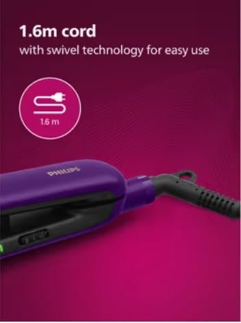Philips Hair Straightener Bhs336/00 - Purple