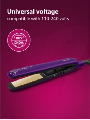 Philips Hair Straightener Bhs336/00 - Purple