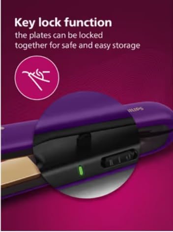 Philips Hair Straightener Bhs336/00 - Purple