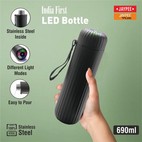 Jaypee Comet 900 LED Stainless Steel Bottle, 610 ml