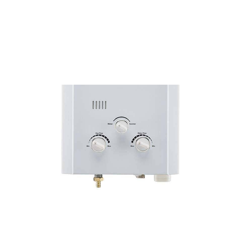Bajaj Majesty Duetto Gas 6 Ltr Vertical Water Heater (PNG)|Gas Geyser For Home| Oxygen Depletion Sensor|White
