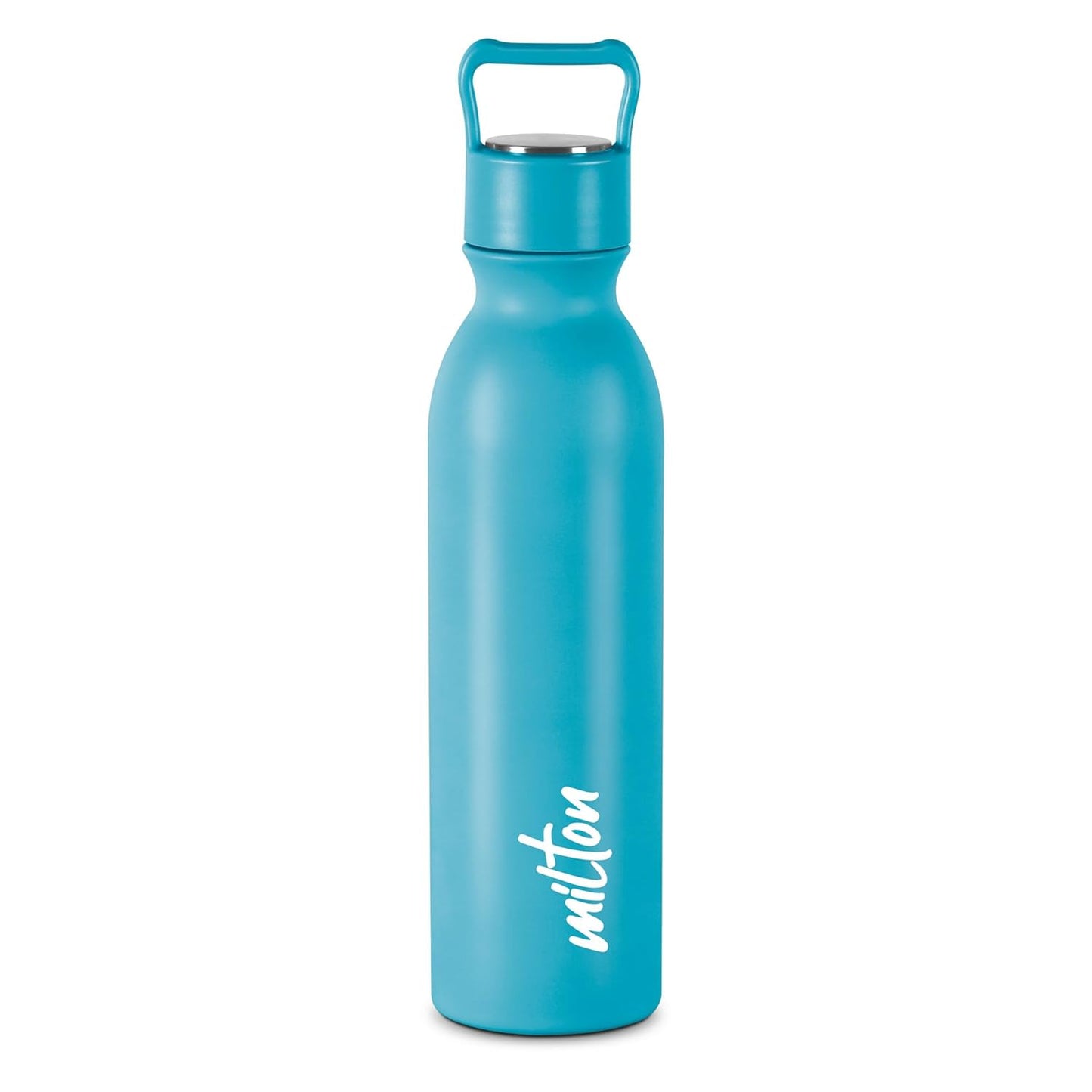 Milton Alice 1000 Thermosteel Bottle, 1 Litre, Blue | 24 Hours Hot and Cold | Easy to Carry | Rust Proof | Tea | Coffee | Office| Gym | Home | Kitchen | Hiking | Trekking | Travel Bottle