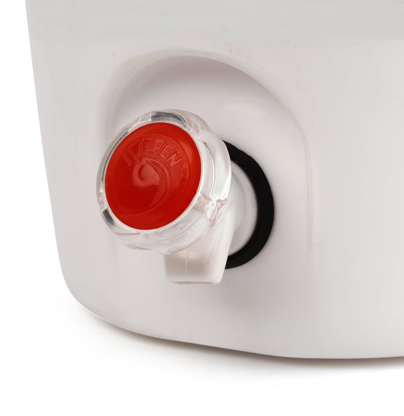 Cello Atlas Insulated Water Jug | Inner Stainless Steel Jug | Hot & Cold | Easy To Carry | 5 litres, White & Red