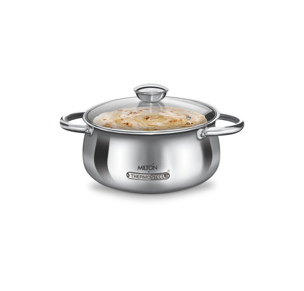 Milton Monarch Steel Casserole with Lid (1000 ml)