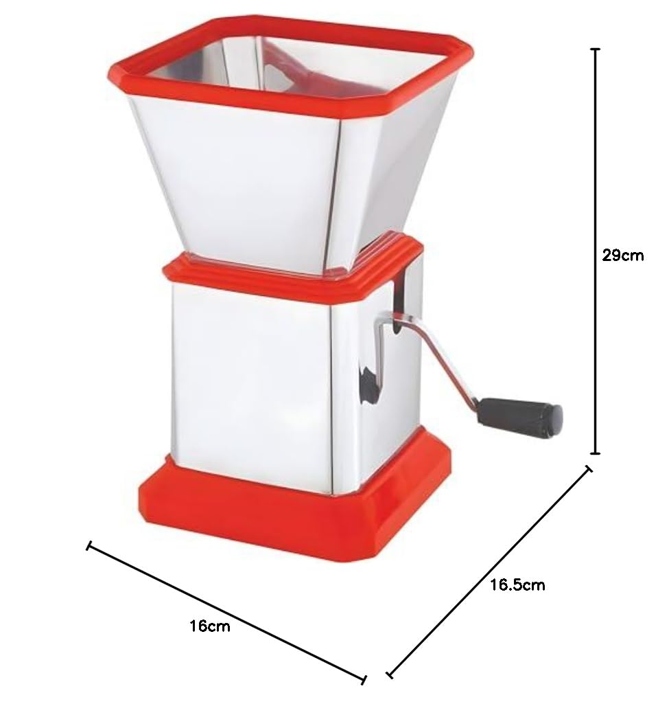ACTIONWARE Chilly, Dry Fruit & Vegetable Chopper for Kitchen Stainless Steel Blade Jumbo Chilly Cutter Slicer (Multicolour)