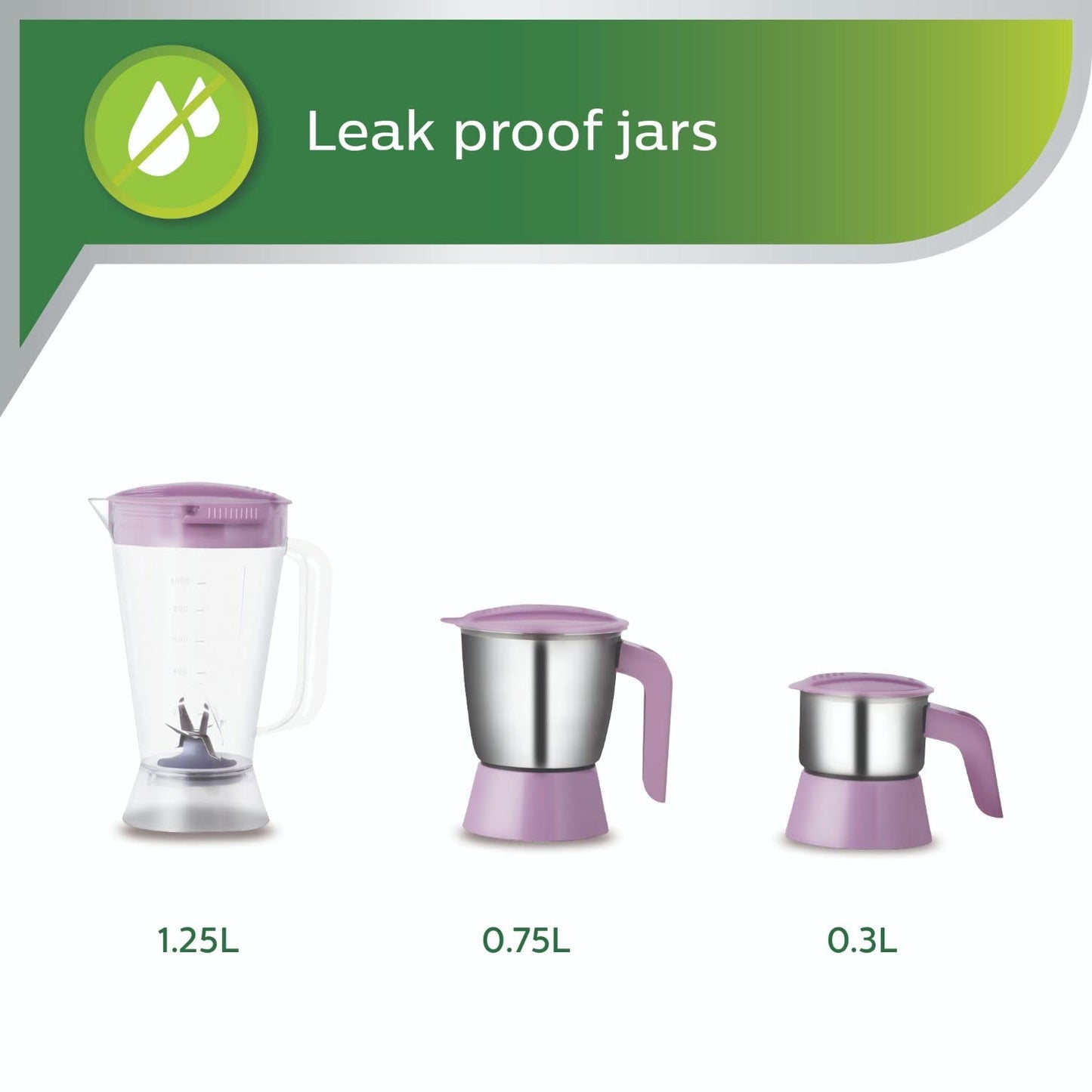 Philips Avenger HL7581 600 Juicer Mixer Grinder (Pink, 3 Jars)