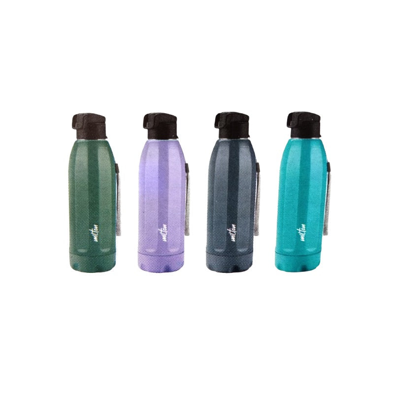 MILTON Steel MERIDIAN plastic Insulated Inner Steel Water Bottle,PURPLE 520 ml Water Bottle (Set of 1, Purple)