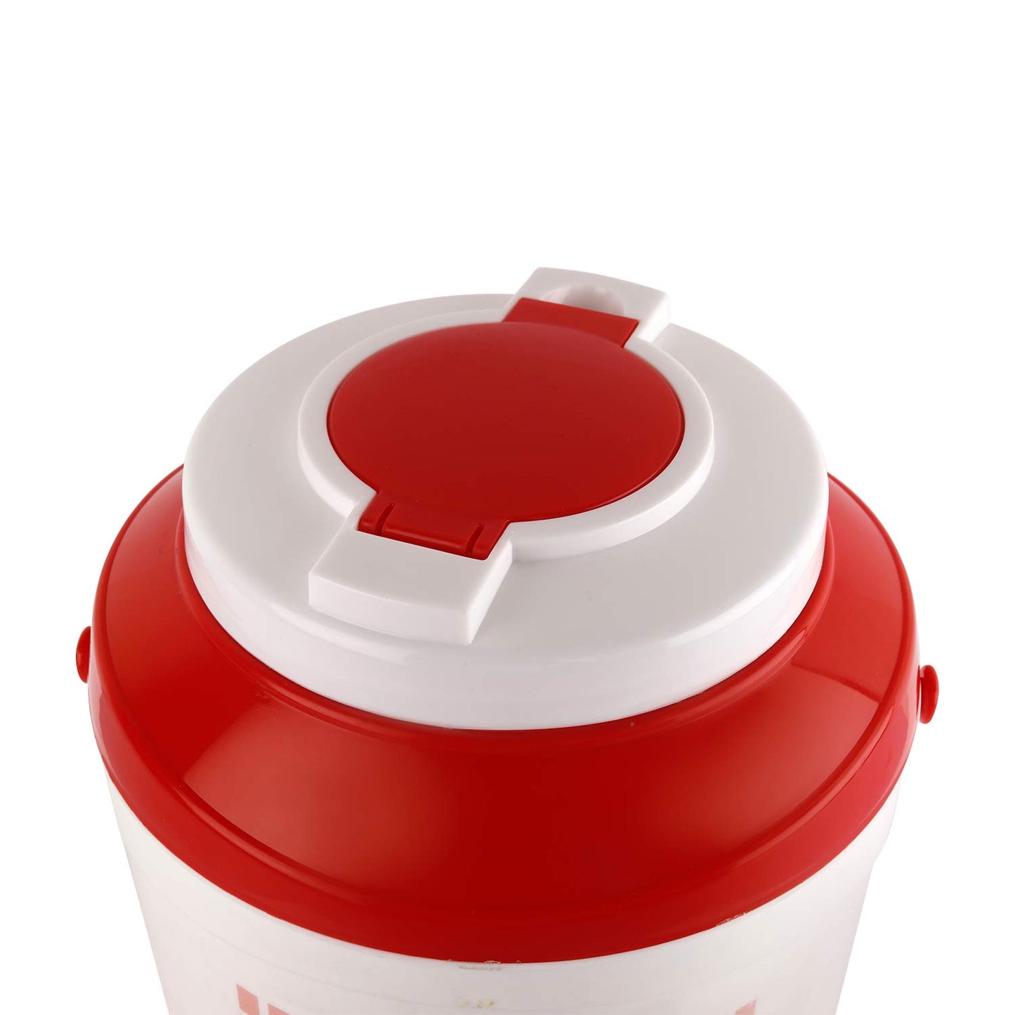 Cello Atlas Insulated Water Jug | Inner Stainless Steel Jug | Hot & Cold | Easy To Carry | 5 litres, White & Red