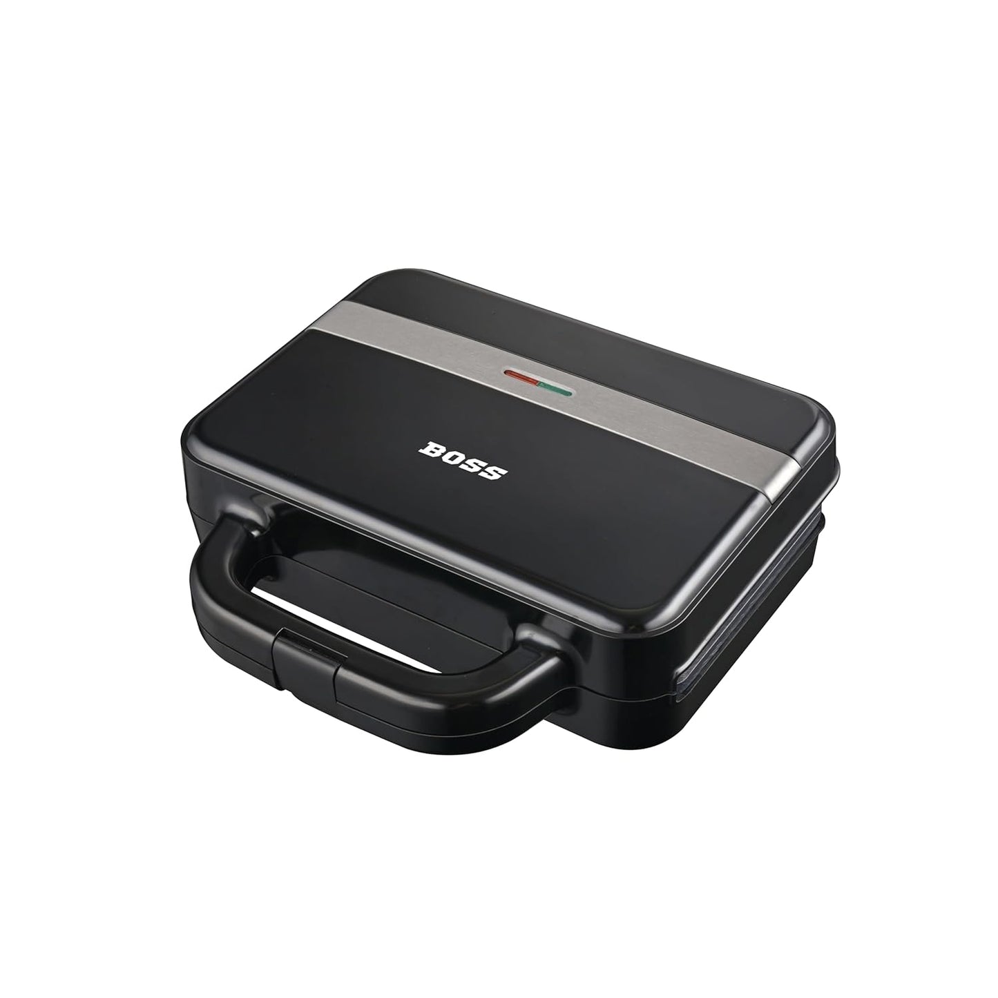 BOSS SuperSub Griller B545 | 1000-Watt Grill Deep Sandwich Maker | Non-Stick Coated Plates for Easy-to-Clean | Upright Compact Storage | Buckle Clips Lock | 2 Yr Warranty | Black