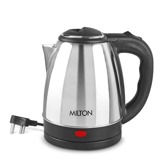 Milton Insta 1.5L Electric Kettle – Stainless Steel Body, 1500W Fast Boil, Auto Shut-Off, 360° Swivel Base