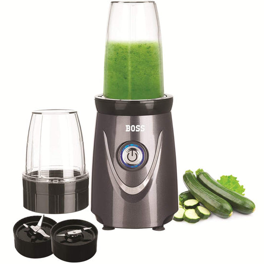 Boss Nutri Pro 400-Watts Juicer Mixer Grinder Blender, 2-Jars