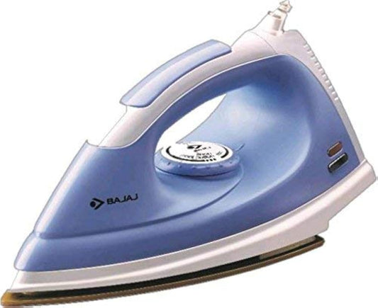 Bajaj DX 7 Neo 1000 Watts Dry Iron | Teflon Coating | Cool Touch Handle | Thermal Safety Fuse | 360 Degree Swivel Cord 【White & Levender】