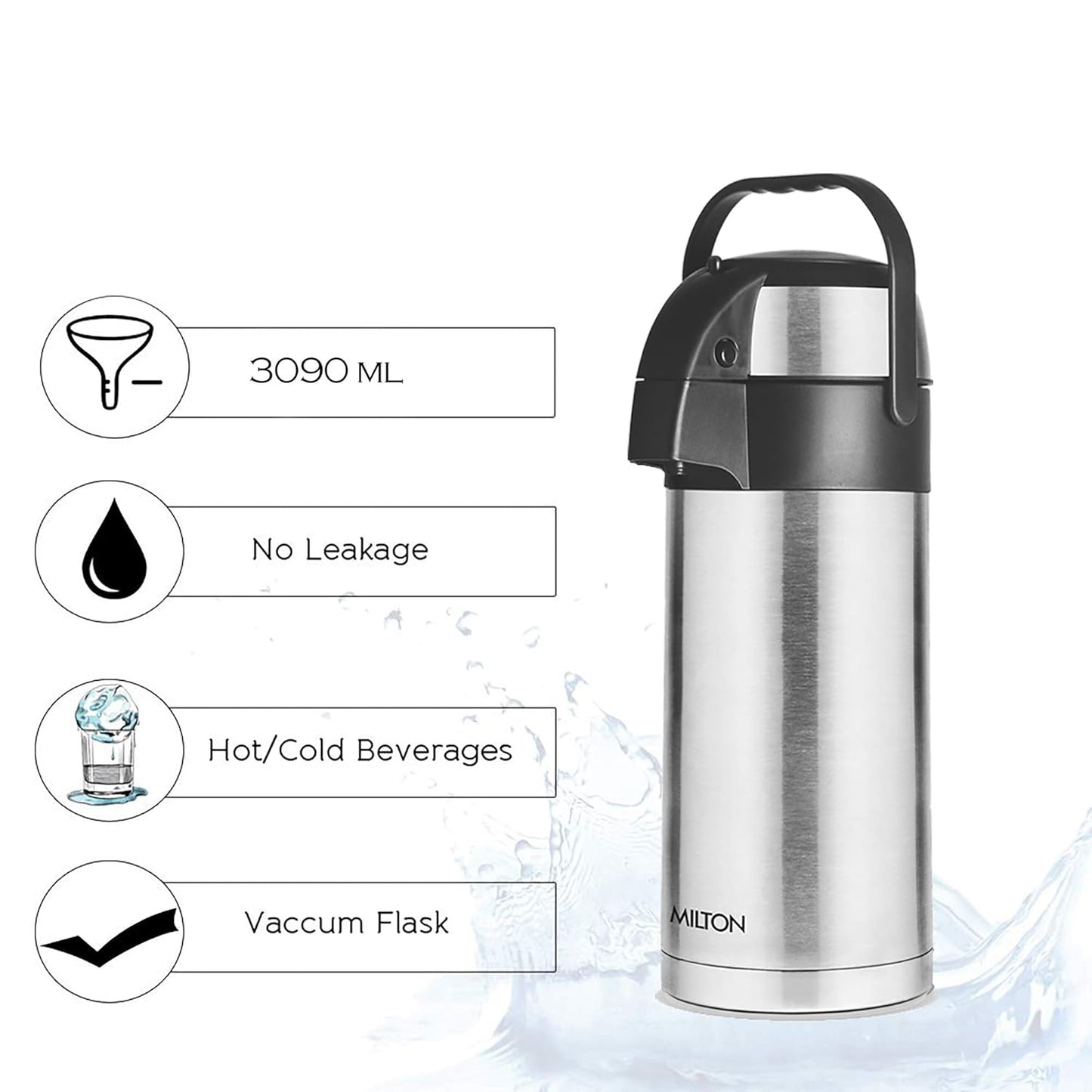 Milton Beverage Dispenser 3000 (Steel, 3.09L)