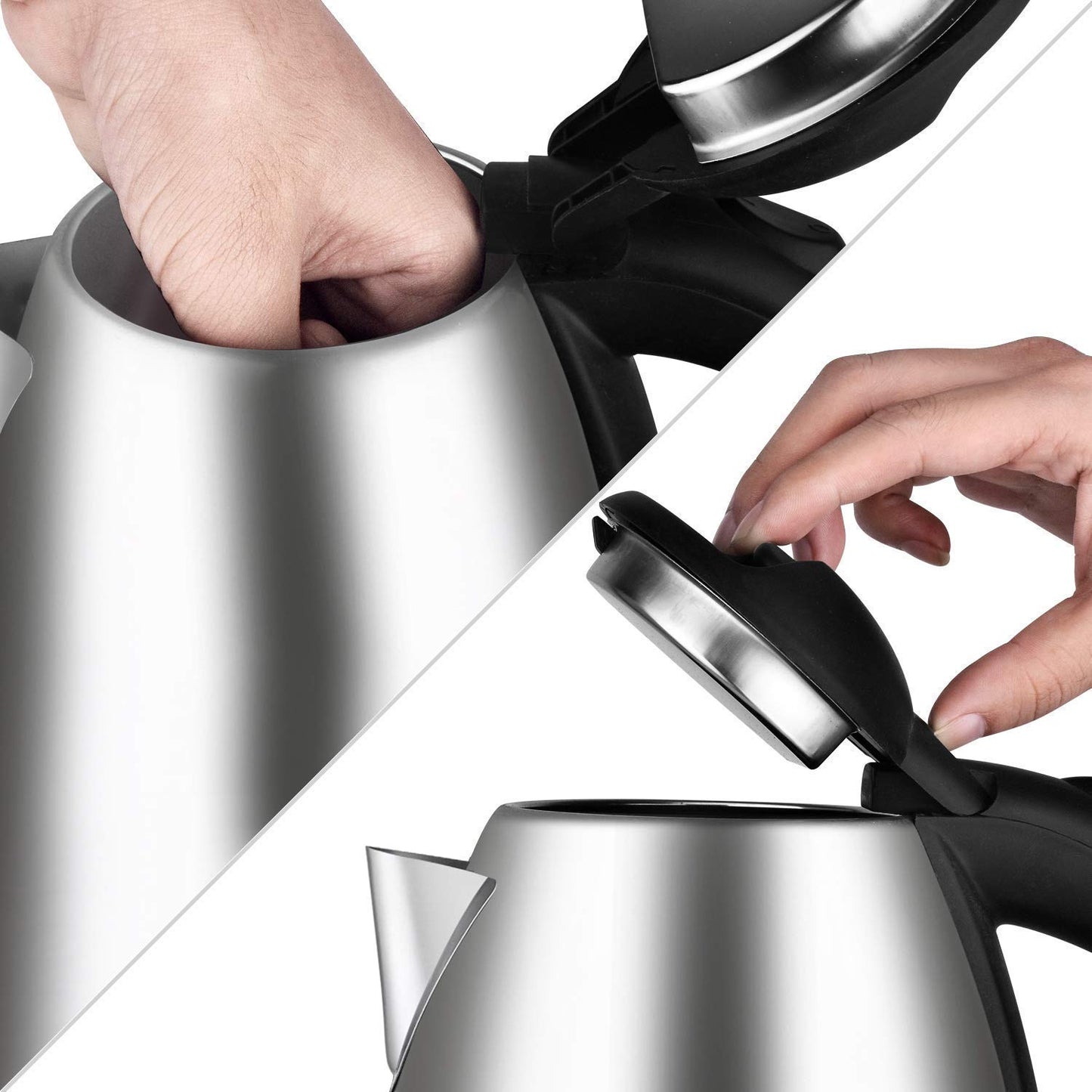Scarlett Stainless Steel Electric Kettle: 2.0 Liter