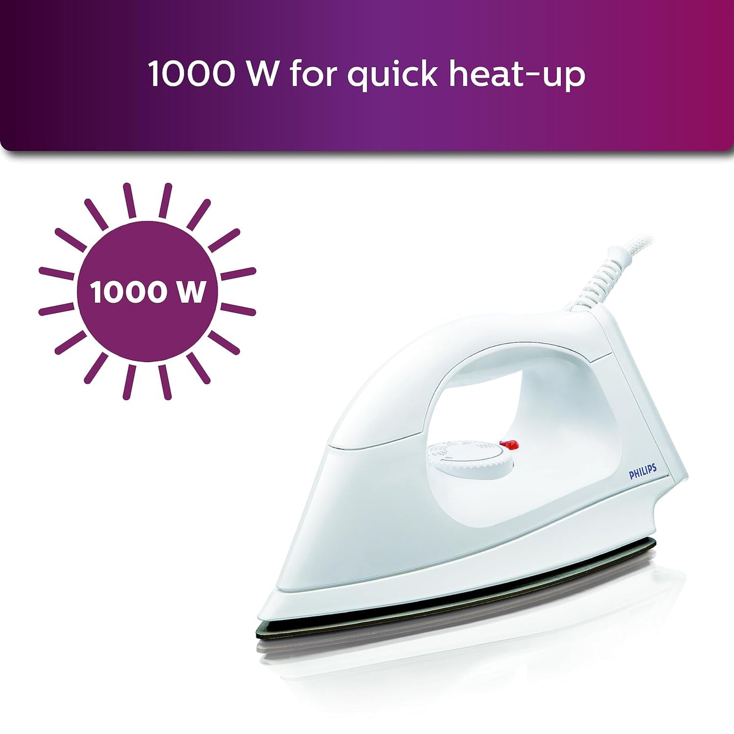 Philips HI114 1000-Watt Dry Iron