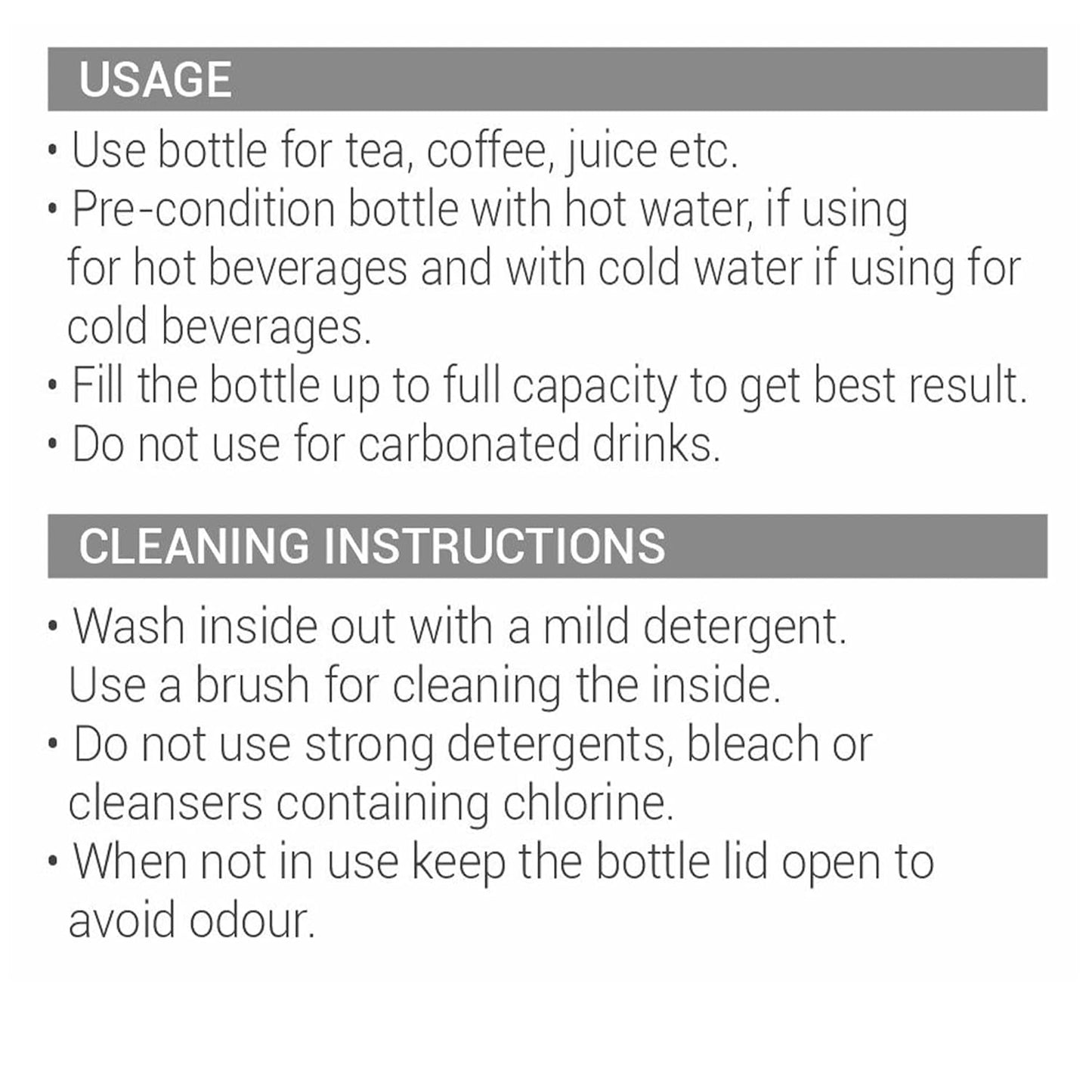 Milton Aura 750 Thermosteel Bottle, 750 ml, Black | 24 Hours Hot and Cold | Easy to Carry | Rust Proof | Leak Proof | Tea | Coffee | Office| Gym | Home | Kitchen | Hiking | Trekking | Travel Bottle