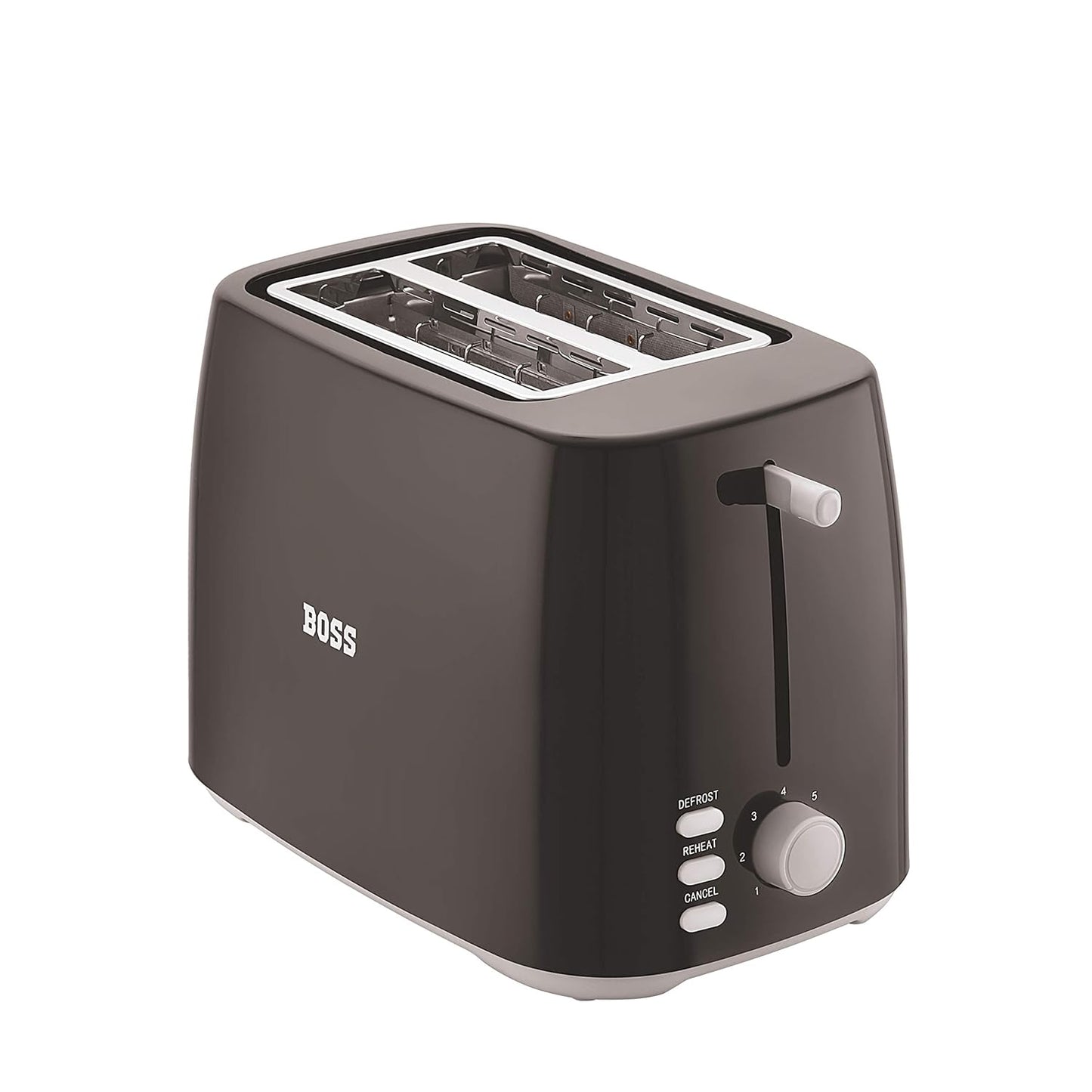 BOSS Crusty 800-Watt Pop-up Toaster (Black)