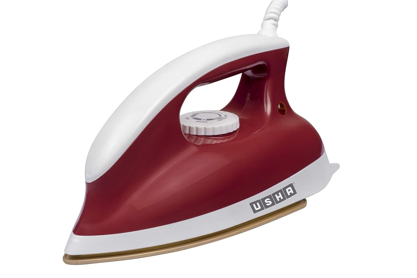 USHA Goliath Heavy Weight 1200 Watts Dry Iron, 1.8 Kg(Red), 1200 Watt