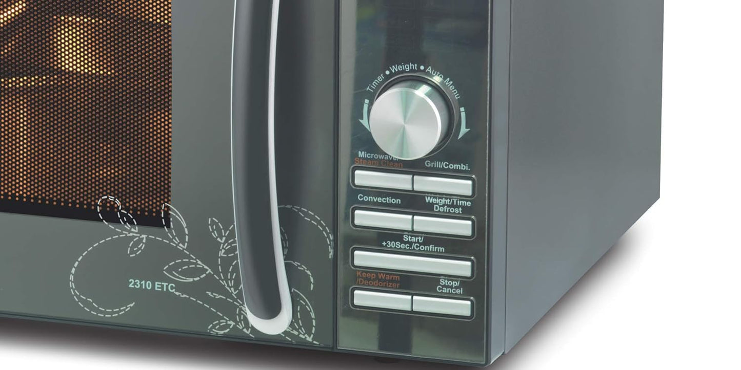 Bajaj 23 L Convection Microwave Oven (2310 ETC) (Silver), Free 1 Year warranty