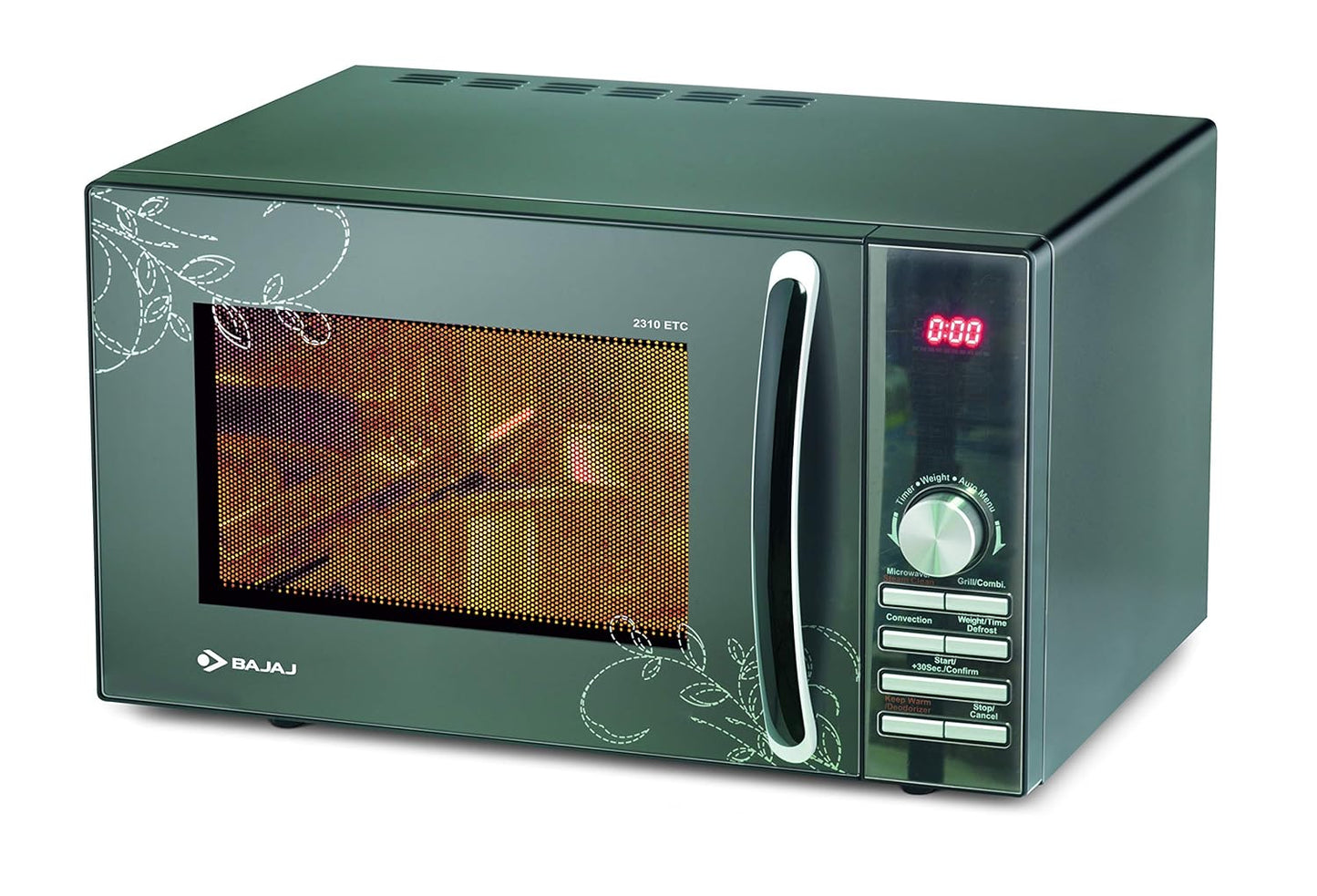 Bajaj 23 L Convection Microwave Oven (2310 ETC) (Silver), Free 1 Year warranty
