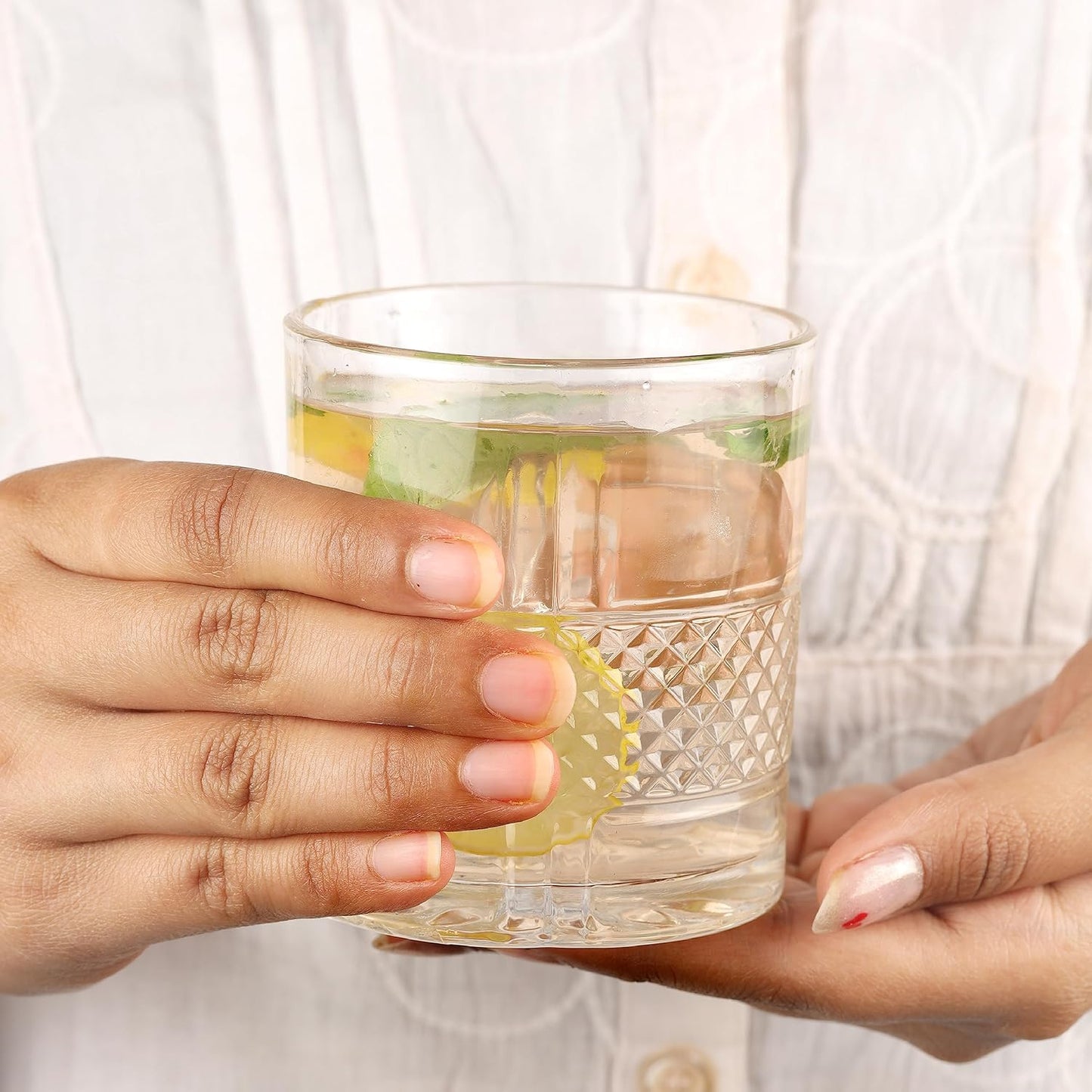 CELLO Brilliant Glass Tumblers | Set of 6 | 215ml | Clear