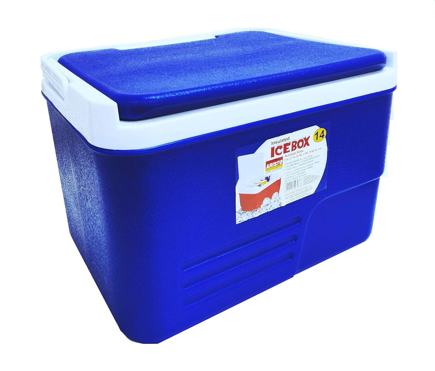 Aristo Insulated Chiller Ice Box 14 LTR (Blue)