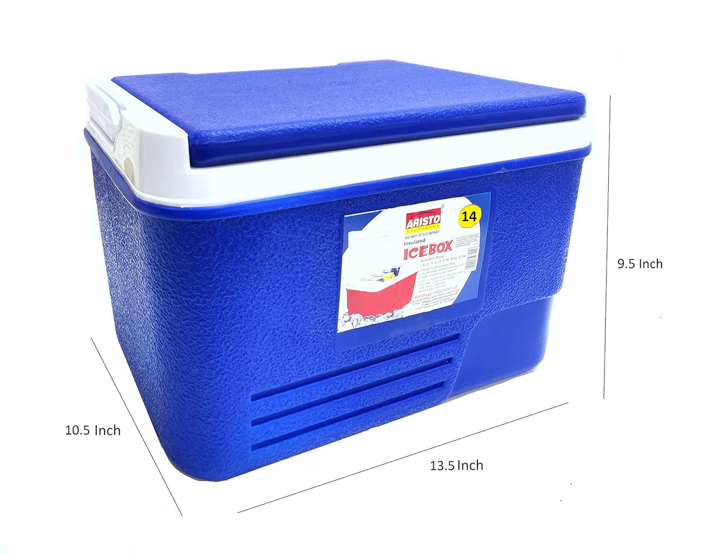 Aristo Insulated Chiller Ice Box 14 LTR (Blue)