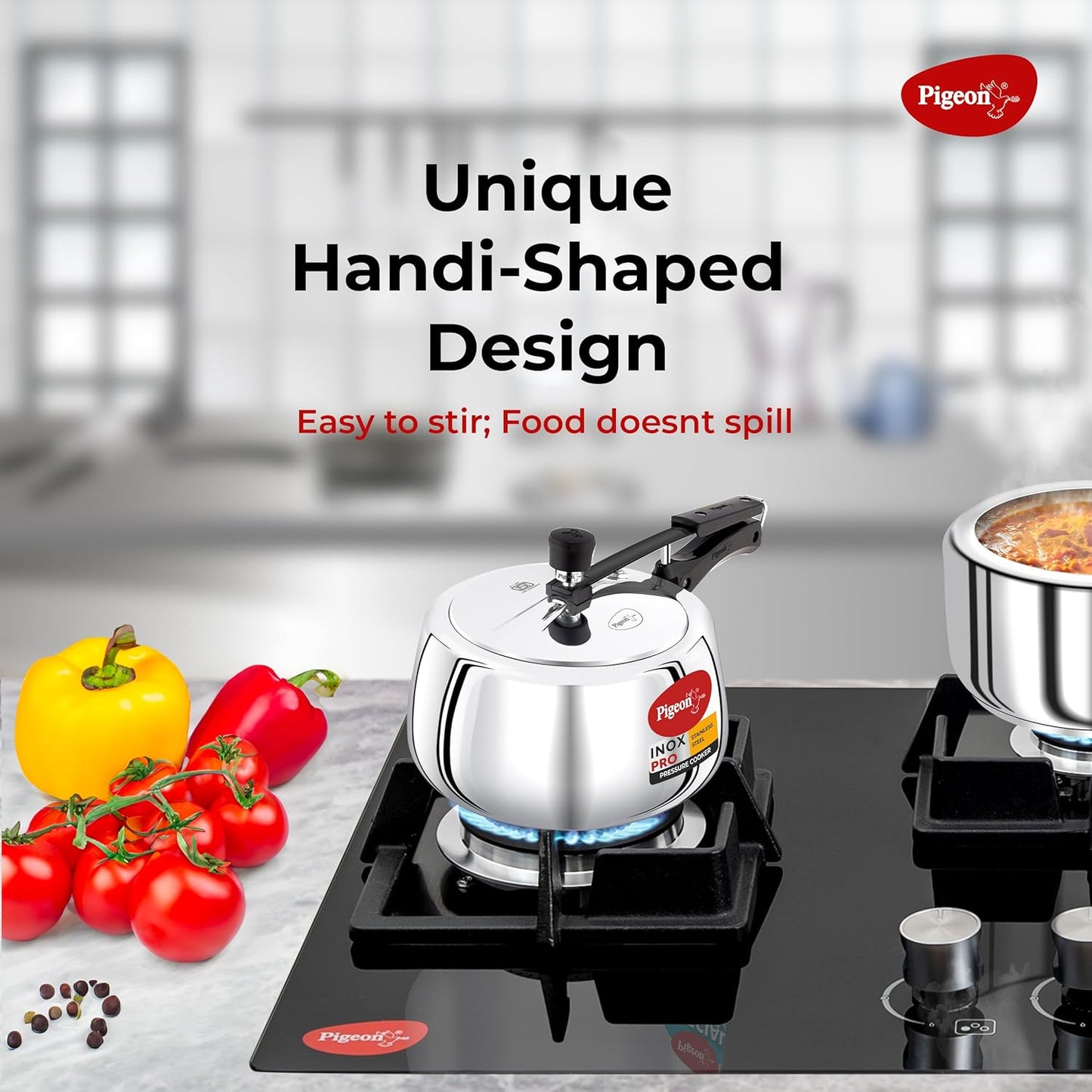 Pigeon by Stovekraft Inox Pro Inner Lid Stainless Steel Cooker