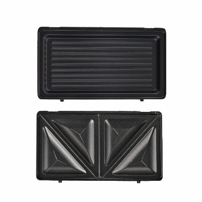BOSS Elite 2-in-1 Sandwich Maker, 850 Watts, with Detachable Plates for Toast & Grill (B550)