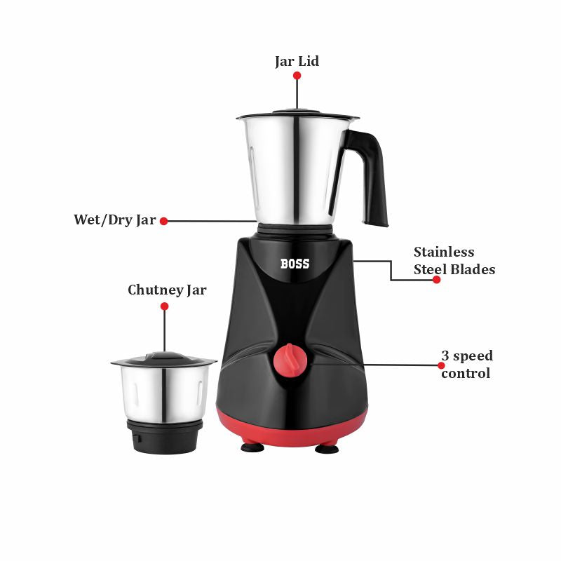 BOSS Comfort Mixer Grinder B252 500W