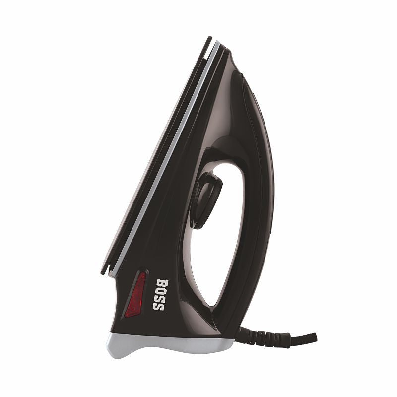 BOSS Duro 1000 watts Dry Iron, Non Stick Soleplate coating, double ISI safety