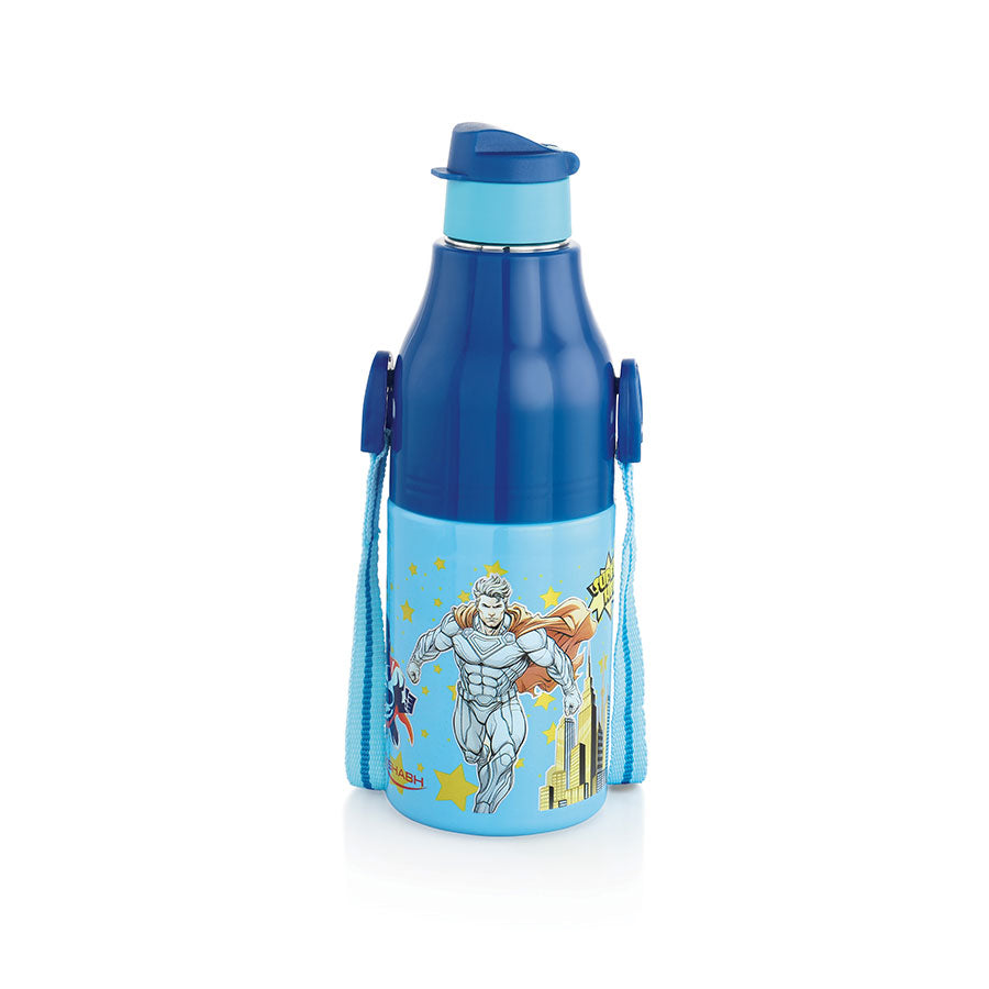 Rishabh COOL AVATAR 600 Insulated Water Bottle 600ml, Multicolour