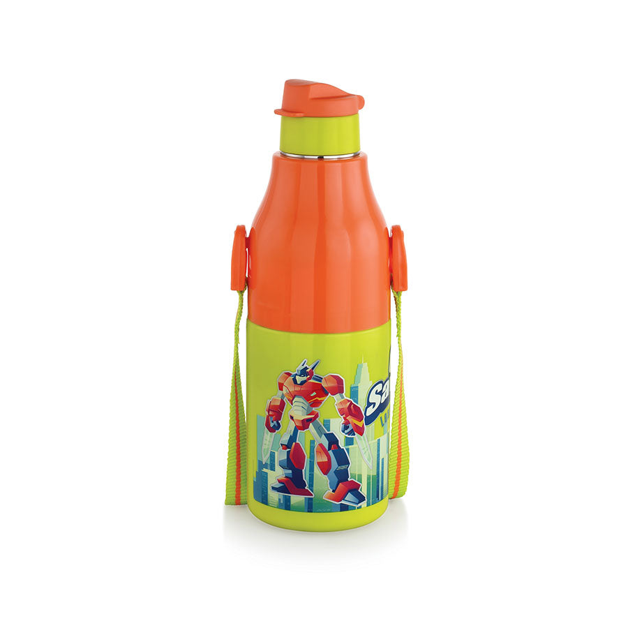 Rishabh COOL AVATAR 600 Insulated Water Bottle 600ml, Multicolour