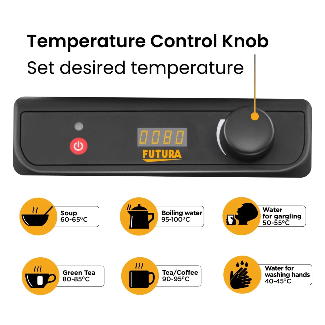 Futura 1.4 Litre Electronic Smart Kettle FKTA1
