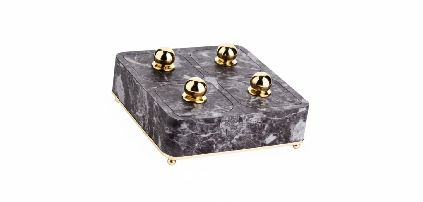 Asian Pearl 4-Piece Multipurpose Dry Fruit & Snack Box