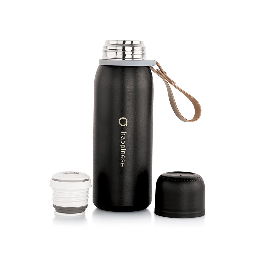 Rishabh Sleen 600 Thermosteel Flask 600ml Black