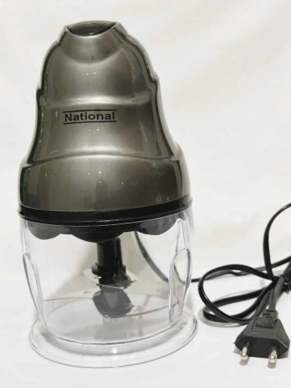 National Exclusive 250-Watt Electric Vegetable Chopper with Double Blades (Color-Multi)