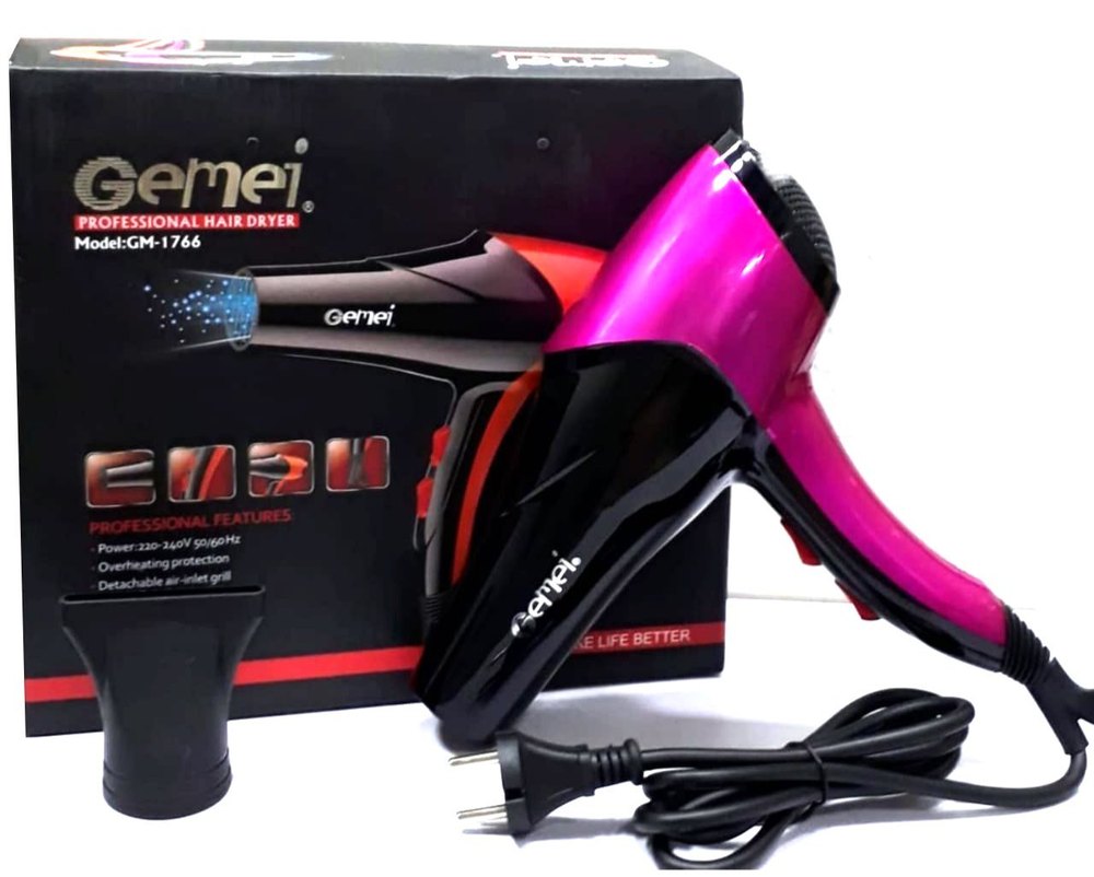 Gemei GM-1766 PROFESSIONAL HAIR DRYER(2600 WATTS) Hair Dryer